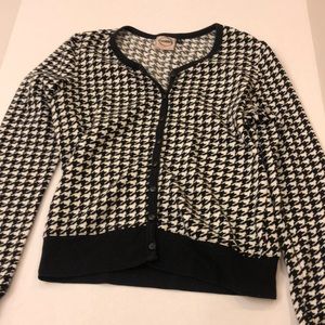 Banned Apparel Houndstooth Cardigan